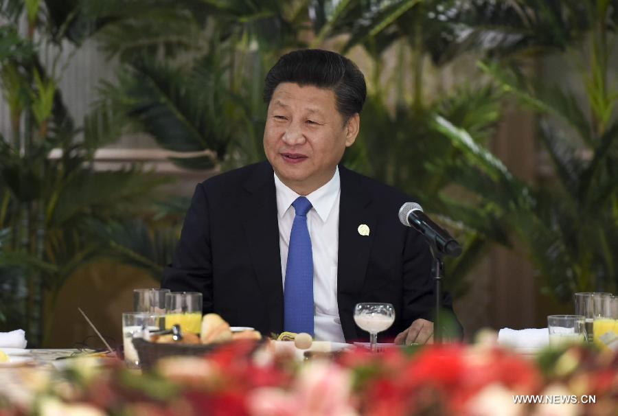 الرئيس الصيني يبحث مع الزعماء الافارقة استراتيجية التنمية