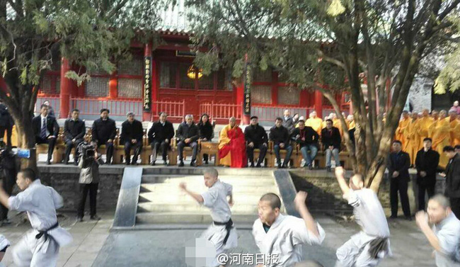 ساسة من الدول الأعضاء في منظمة شانغهاي للتعاون يزورون معبد الشاولين