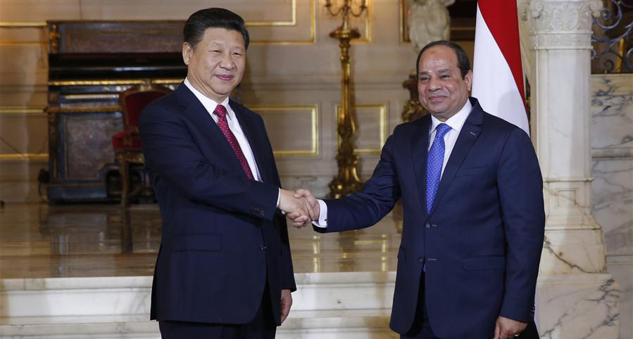 شي يقترح جعل مصر محورا فى مبادرة الحزام والطريق
