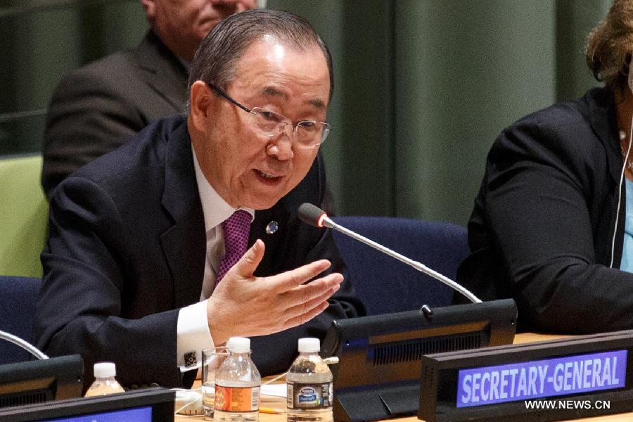 الأمين العام للأمم المتحدة يدعو جميع الدول إلى توقيع اتفاقية باريس بشأن تغير المناخ