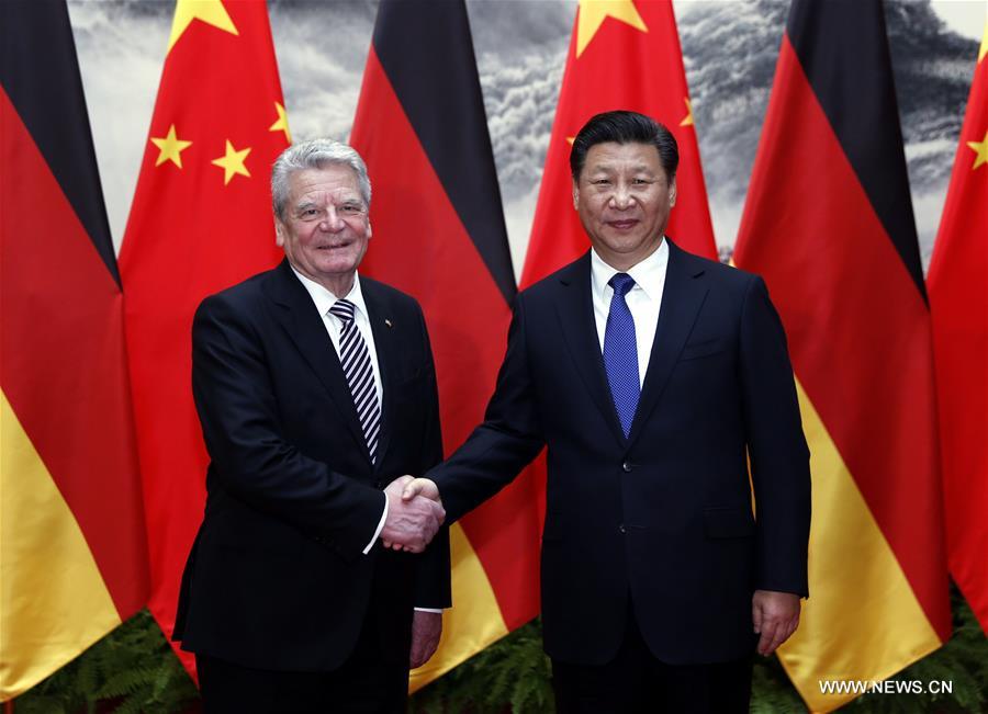 الرئيس شي يجتمع مع نظيره الالماني لتعزيز العلاقات
