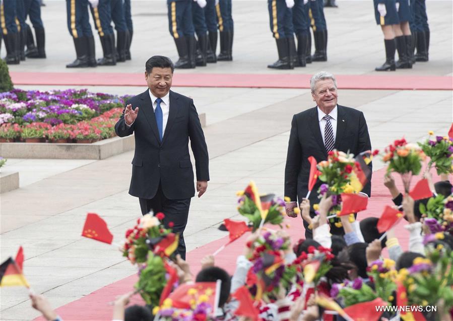 الرئيس شي يجتمع مع نظيره الالماني لتعزيز العلاقات