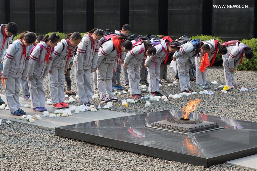 احياء ذكرى ضحايا مذبحة نانجينغ قبل عيد تشينغمينغ