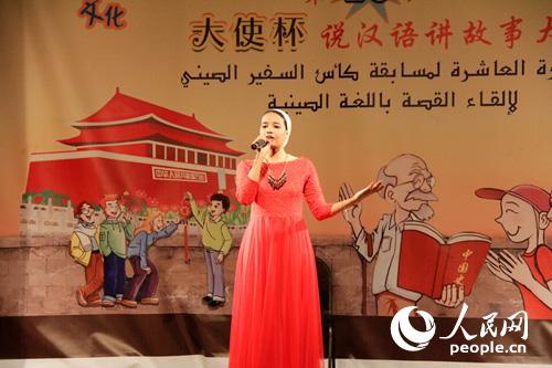 كأس السفير الصيني لإلقاء القصة باللغة الصينية يلقى إقبالا كبيرا من الشباب المصري