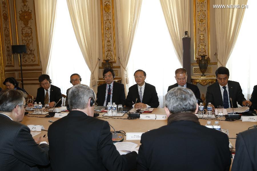 اتفاق بين مسئولين صينيين وفرنسيين على الحفاظ على اتصالات إستراتيجية وتعزيز التعاون البرجماتى