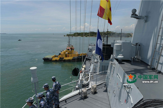 بفيديو:سفينة حربية صينية تصل بروناي للمشاركة في تدريبات الآسيان 