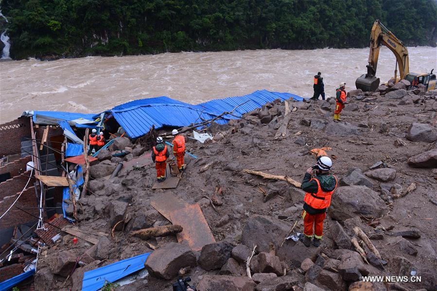 ارتفاع عدد المفقودين في انهيار ارضي بجنوب شرق الصين إلى 41