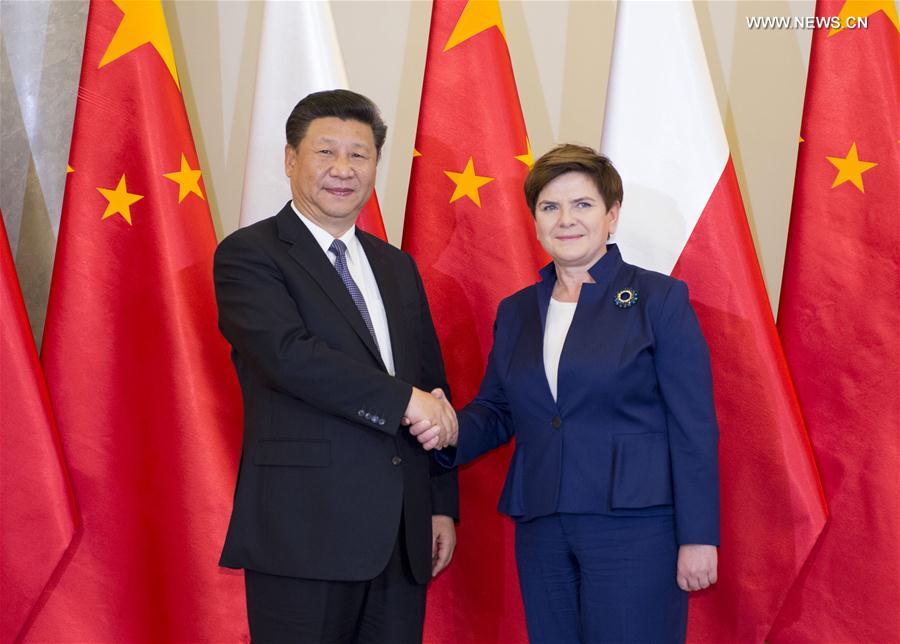 الرئيس الصيني يدعو إلى تعاون أعمق وأوسع بين الصين وبولندا