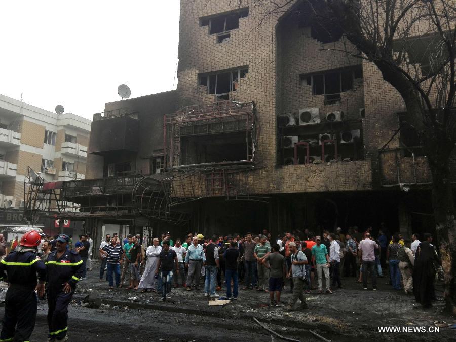 ارتفاع حصيلة ضحايا تفجير الكرادة وسط بغداد إلى 79 قتيلا