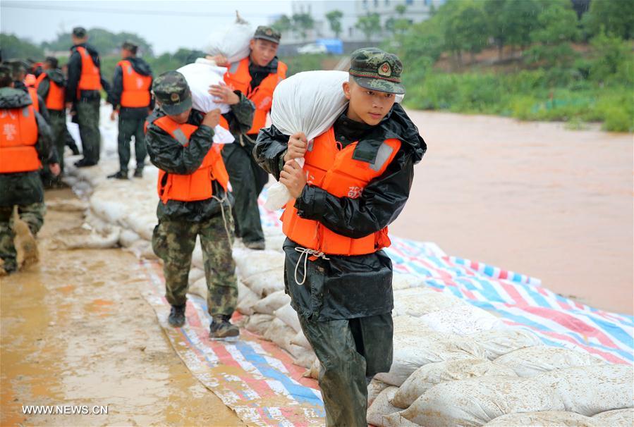 32300 من قوات الشرطة المسلحة يشاركون فى أعمال الإغاثة من الفيضانات