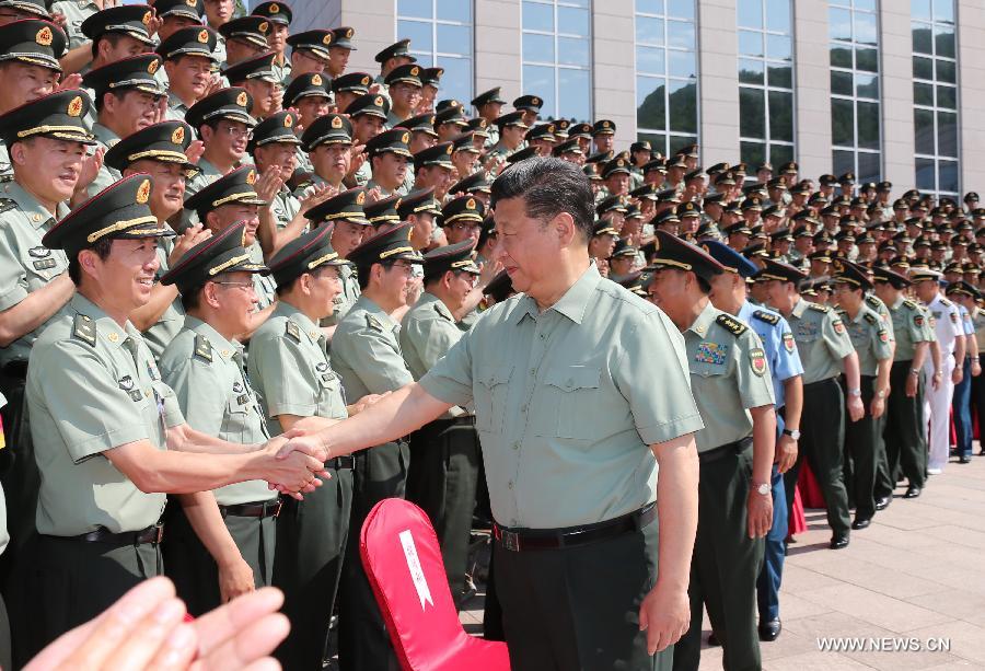 الرئيس شى يؤكد على تطوير جيش تحرير الشعب الصينى