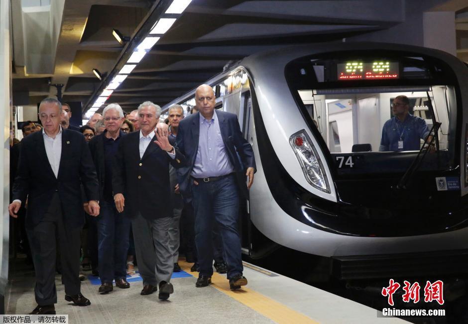 قطارات مترو صينية الصنع تسهل النقل فى أولمبياد ريو