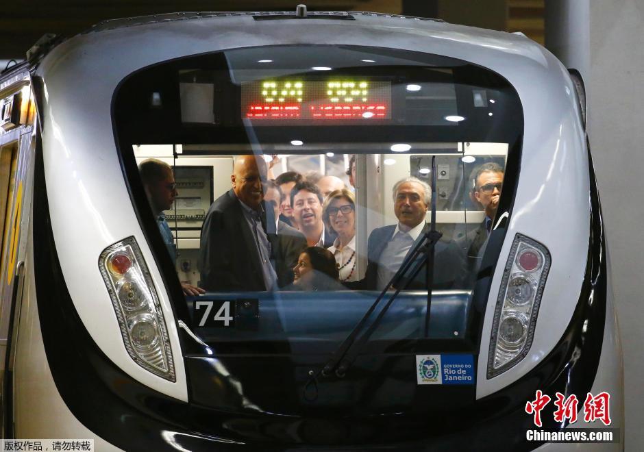 قطارات مترو صينية الصنع تسهل النقل فى أولمبياد ريو