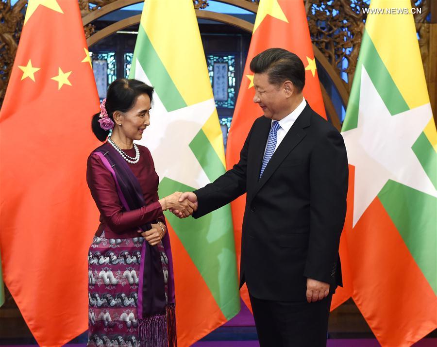 شي يتعهد بتعزيز الشراكة بين الصين وميانمار