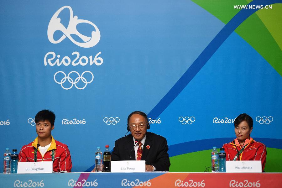 رئيس بعثة الصين في أولمبياد ريو يشيد بروح الرياضيين الصينيين التي لا تقهر