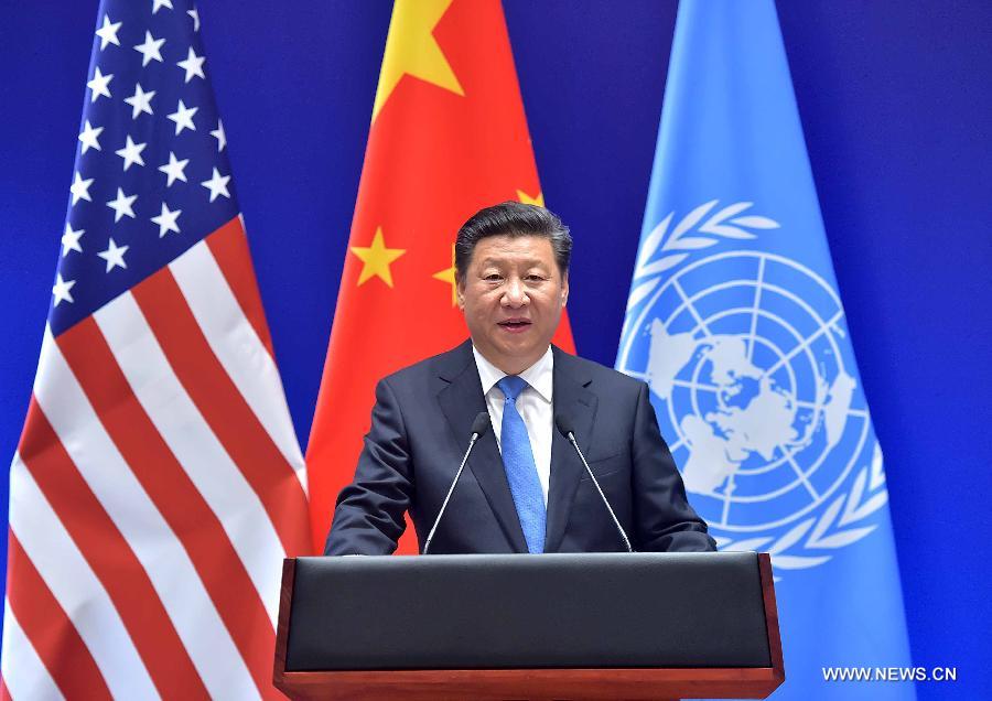 الصين والولايات المتحدة تسلمان أدوات للمشاركة في اتفاقية باريس لبان كي مون