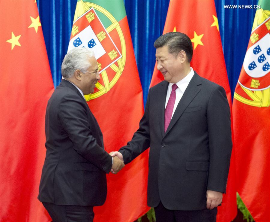 الرئيس الصيني يحث على تعزيز الاستثمارات فى البرتغال