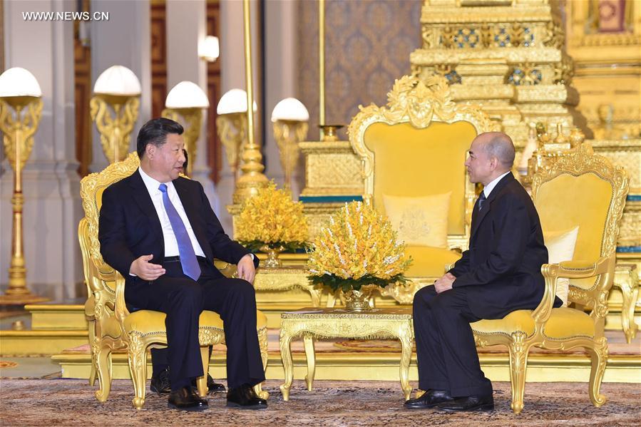 مقالة : زيارة الرئيس الصيني لكمبوديا ترفع مستوى العلاقات الثنائية
