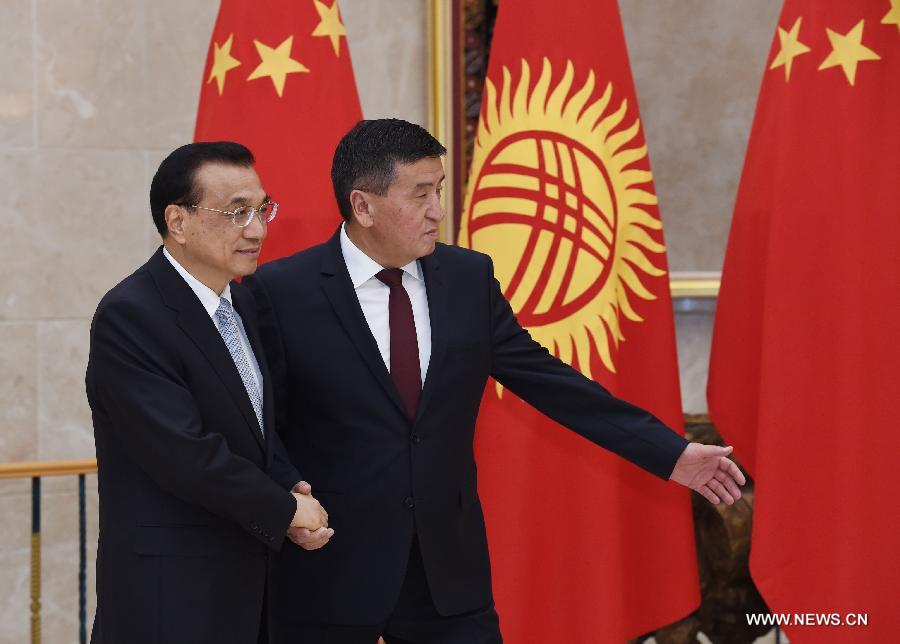 الصين وقيرغيزستان تتعهدان بتعزيز العلاقات الأمنية