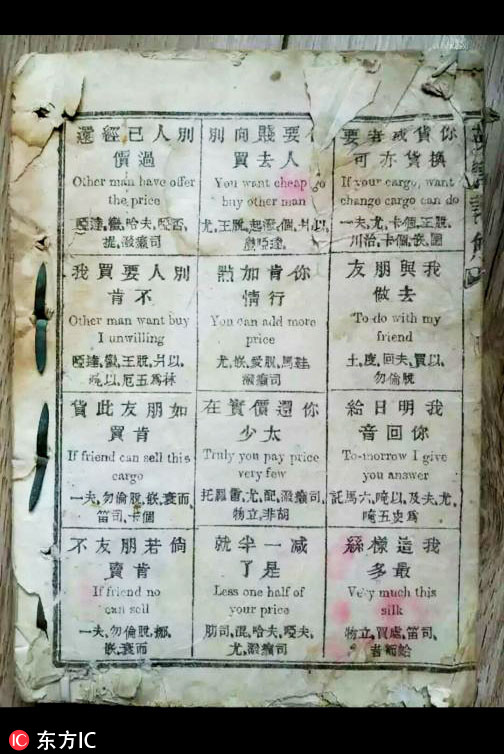بهذه الطريقة.. تعلم الصينيون اللغة الانجليزية قبل 150 سنة