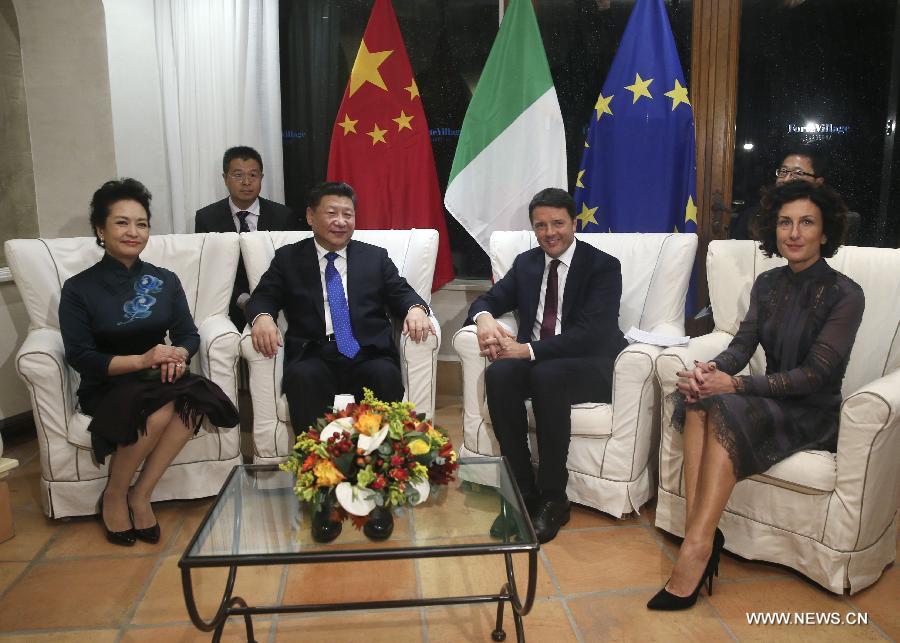 الرئيس الصيني يدعو إلى تلاحم الإستراتيجيات التنموية للصين وإيطاليا