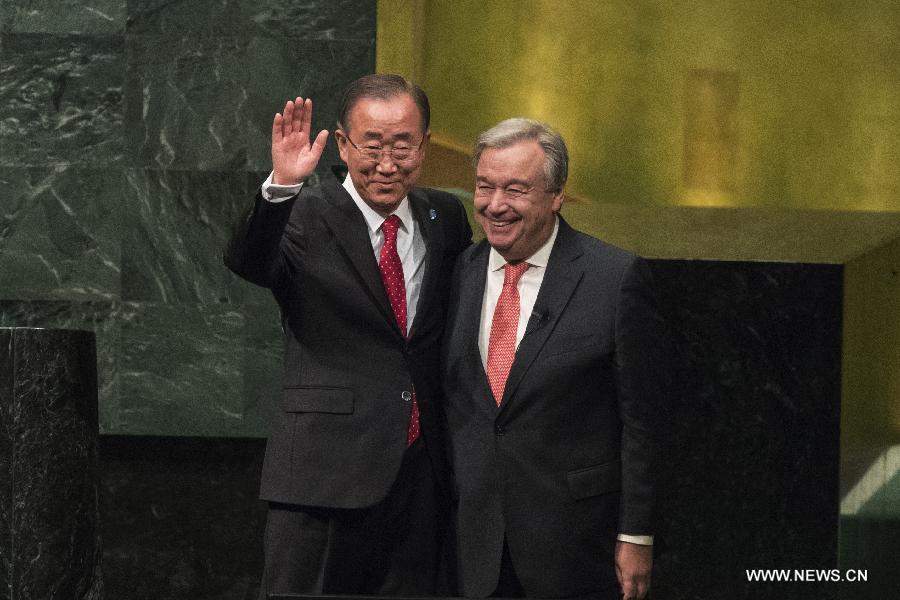 انطونيو جوتيريش يؤدى اليمين أمينا عاما للأمم المتحدة