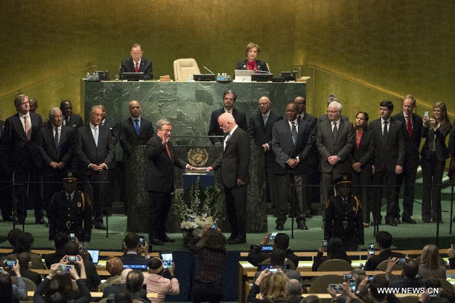 انطونيو جوتيريش يؤدى اليمين أمينا عاما للأمم المتحدة