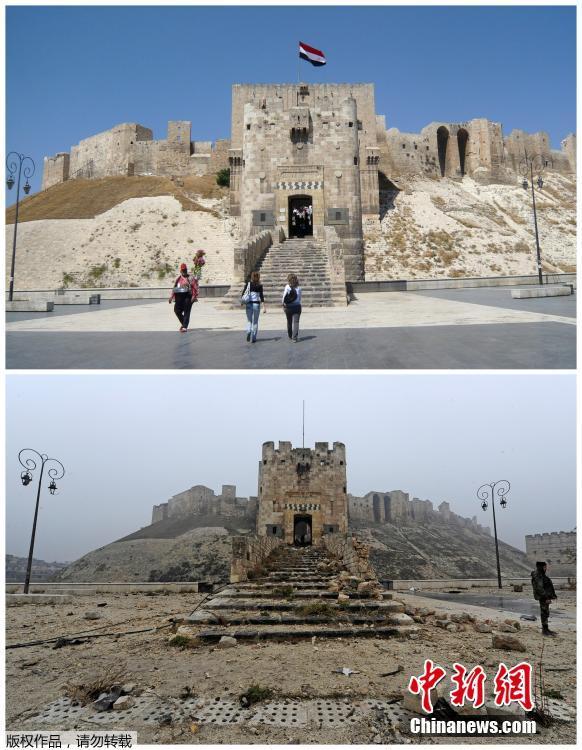 بالصور: مدينة حلب بين الماضي والحاضر