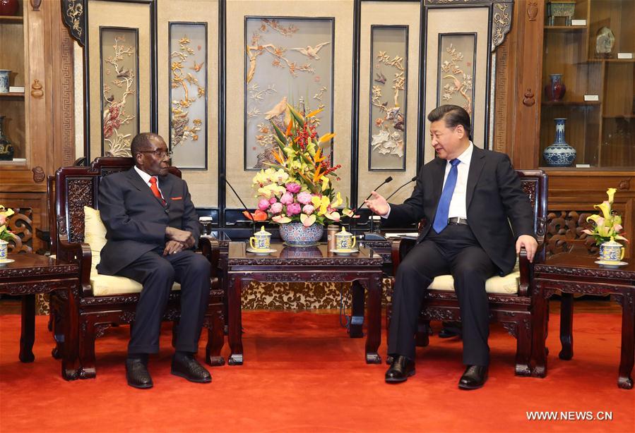 شي: الصين على استعداد لتوسيع التعاون مع زيمبابوي