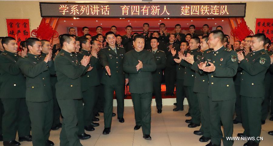 الرئيس الصيني يدعو لمواصلة جهود بناء جيش قوي