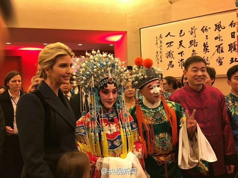 إيفانكا ترامب تحتفل بعيد الربيع بالسفارة الصينية لدى الولايات المتحدة