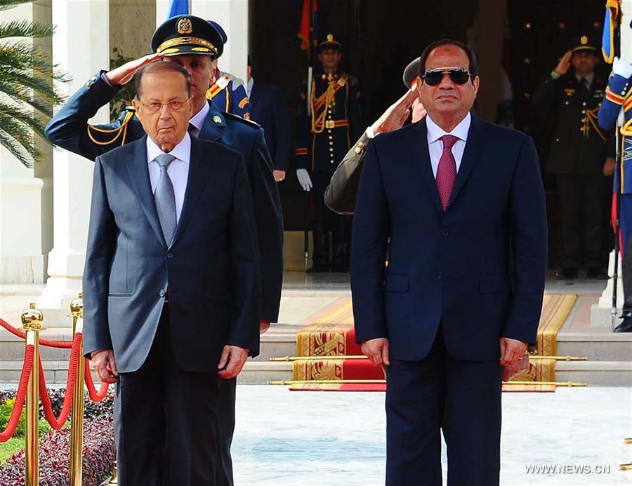 السيسي وعون يبحثان سبل تعزيز التعاون المشترك بين مصر ولبنان