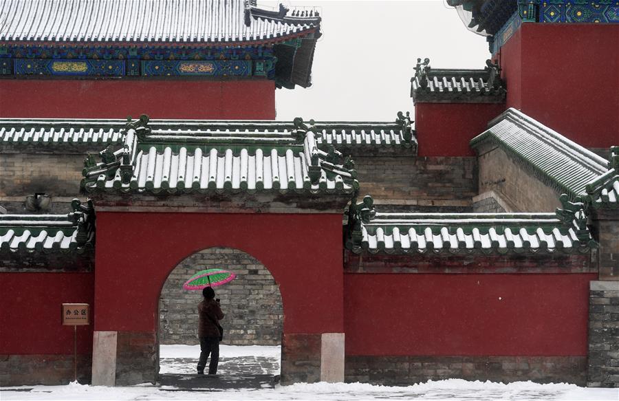 مناظر جميلة بعد تهاطل الثلوج بالصين