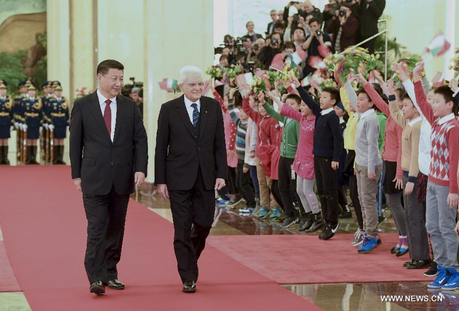الصين وايطاليا تتعهدان بإقامة علاقات أقوى