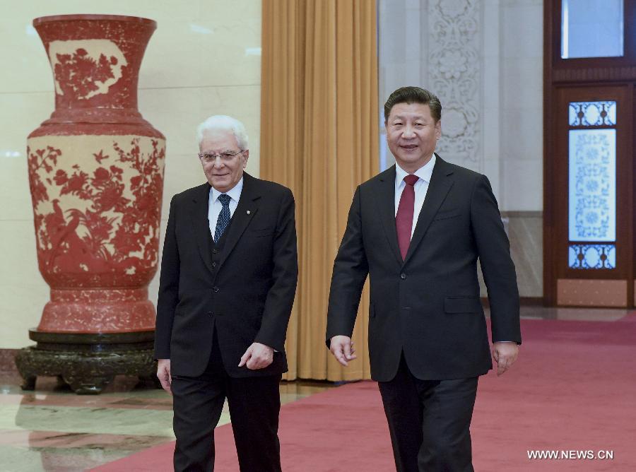 الصين وايطاليا تتعهدان بإقامة علاقات أقوى