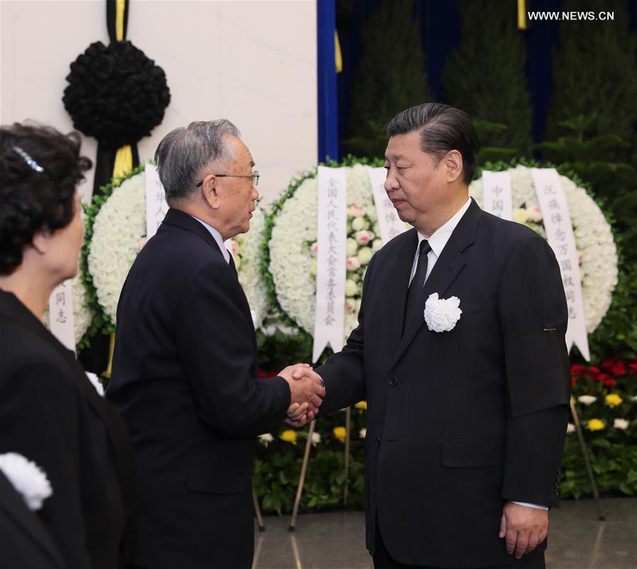 قادة صينيون يحضرون جنازة مستشار سياسي كبير سابق