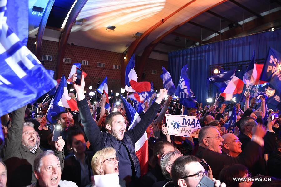 تقدم ماكرون ولو بان في الجولة الأولى من الانتخابات الفرنسية