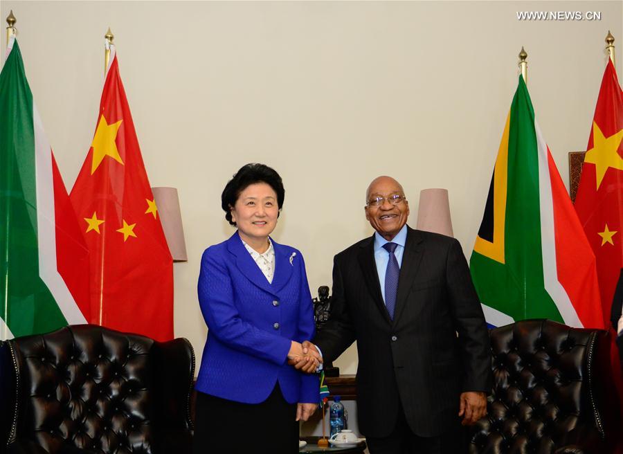 رئيس جنوب افريقيا يشيد بالتزام الصين نحو النمو في افريقيا
