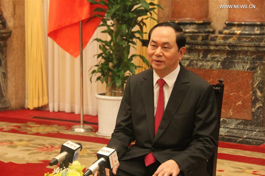 مقابلة: الرئيس الفيتنامي يتطلع لحضور منتدى الحزام والطريق في الصين