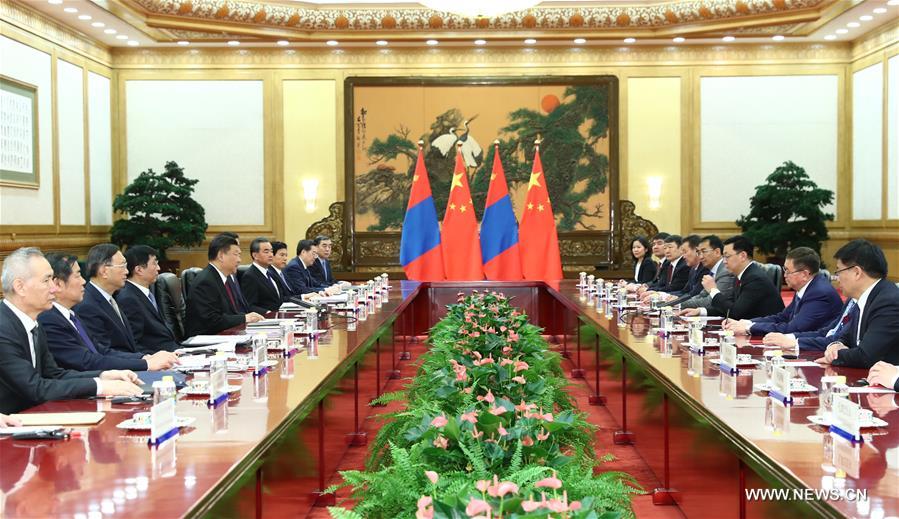  الصين ترحب بمنغوليا للمشاركة بنشاط في بناء الحزام والطريق