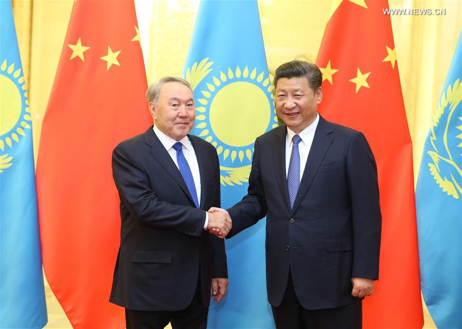 الرئيس الصيني يحث على تعزيز التنسيق الاستراتيجي بين الصين وقازاقستان