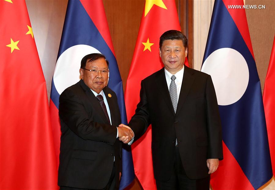  الرئيس الصيني يدعو لتعميق التعاون مع لاوس