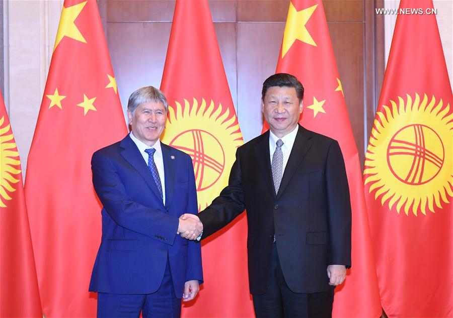 الرئيس الصيني ونظيره القيرغيزي يتعهدان بزيادة التعاون الثنائي
