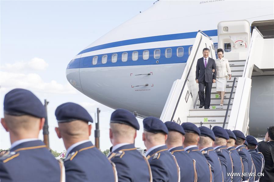 الرئيس شي يصل الى المانيا فى زيارة دولة