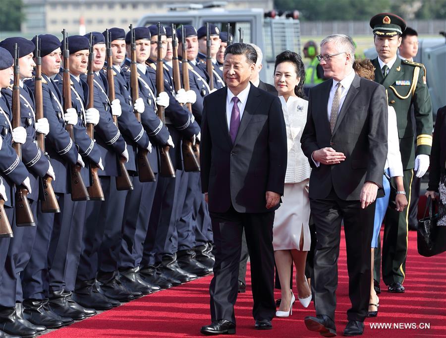 الرئيس شي يصل الى المانيا فى زيارة دولة