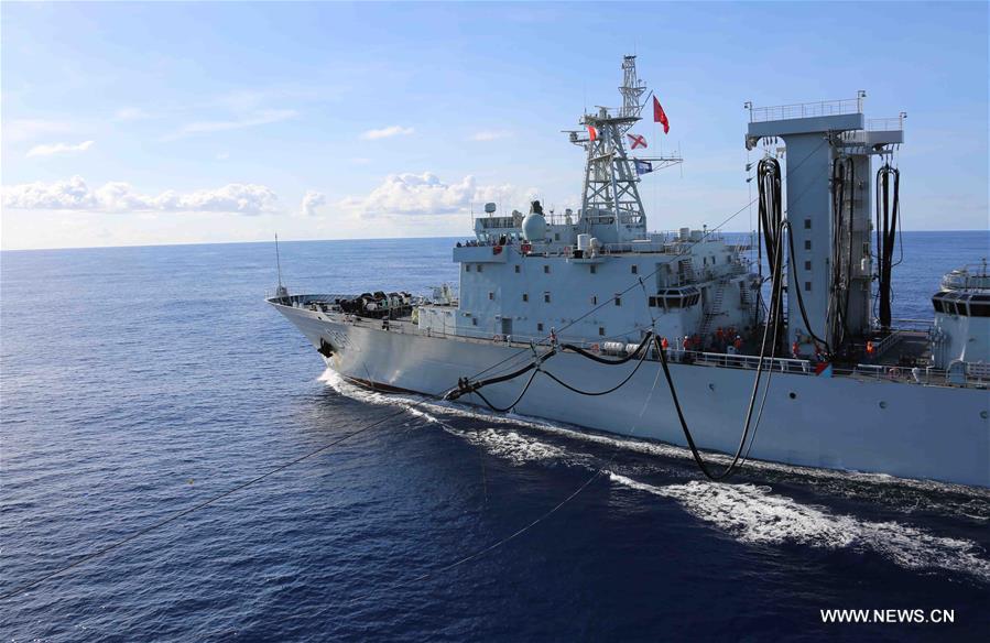 أسطول بحرى صينى يجرى مناورة بالذخيرة الحية فى المحيط الهندى