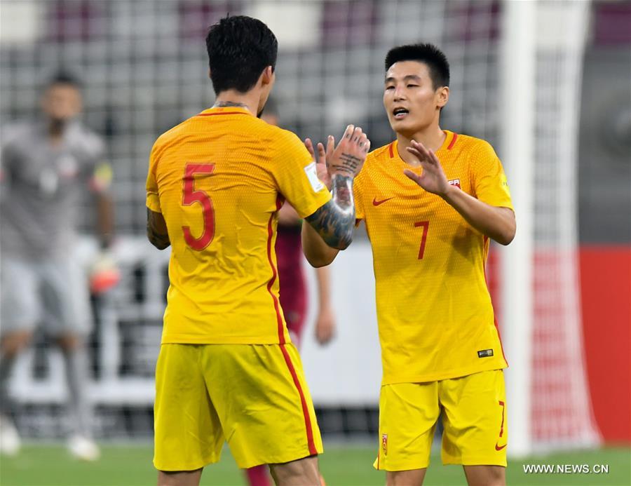 الصين تفوز على قطر 2-1 في الجولة الأخيرة من تصفيات مونديال روسيا 2018