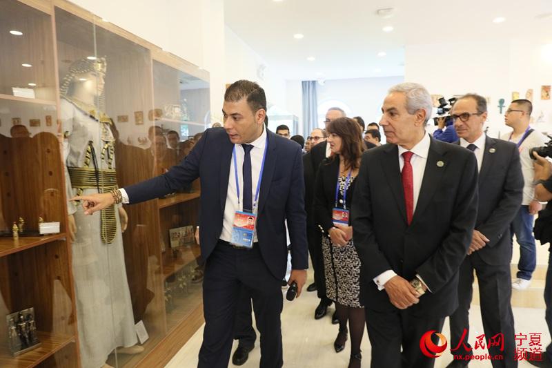 افتتاح المعرض الثقافي المصري بنينغشيا على هامش المعرض الصيني العربي