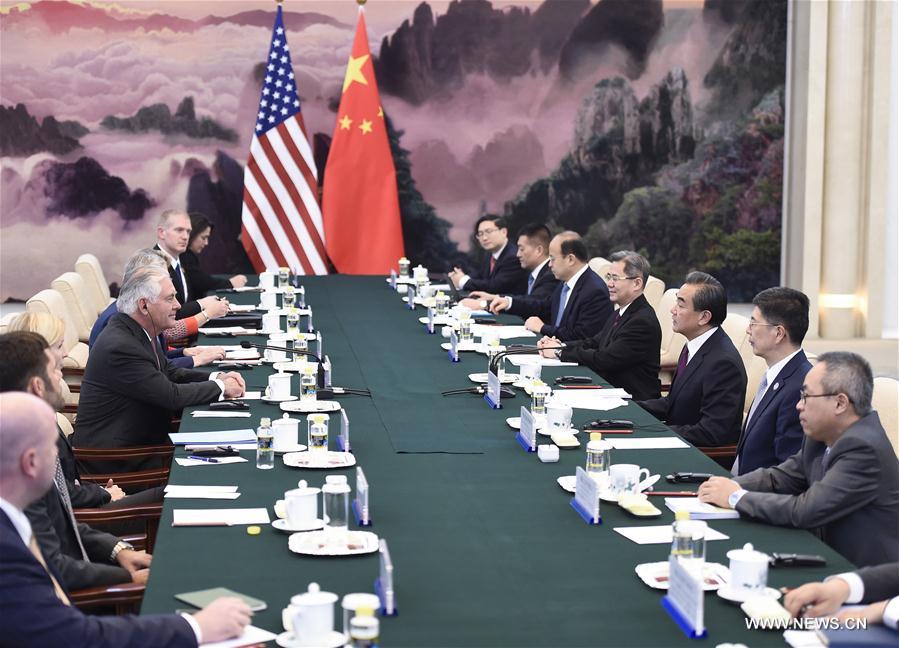 الرئيس الصيني يلتقي وزير الخارجية الأمريكي