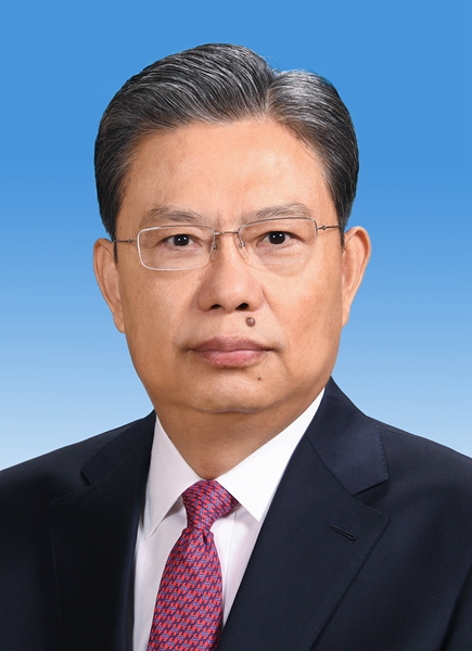 تشاو له جي -- عضو اللجنة الدائمة للمكتب السياسي للجنة المركزية للحزب الشيوعي الصيني